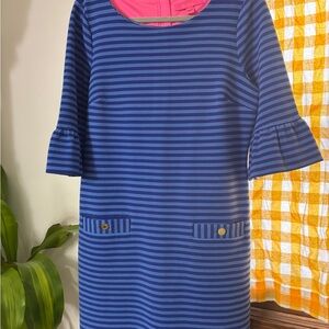 Lilly Pulitzer Navy Striped Dress
